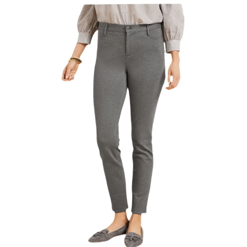 Talbots Gray‎ Soho 5-Pocket High Waist Skinny Jeggings Size 8P